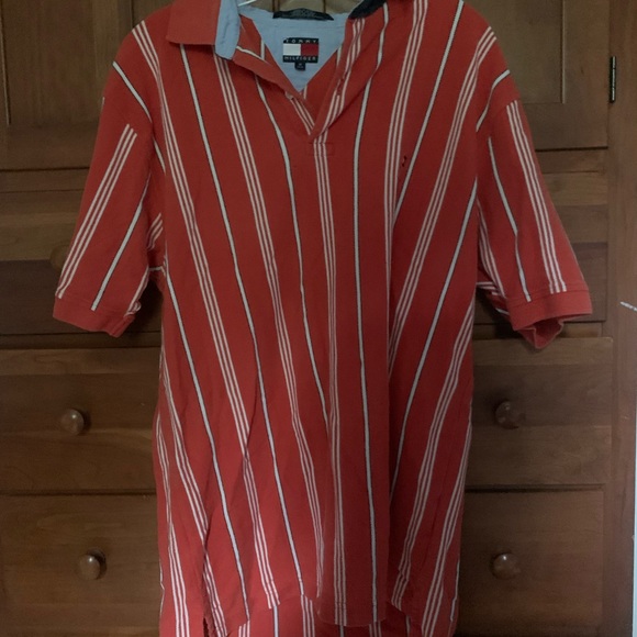 Vintage Tommy Hilfiger Clothing Lot of 6 W/ Polos Jean Jacket Button Down - Picture 6 of 12